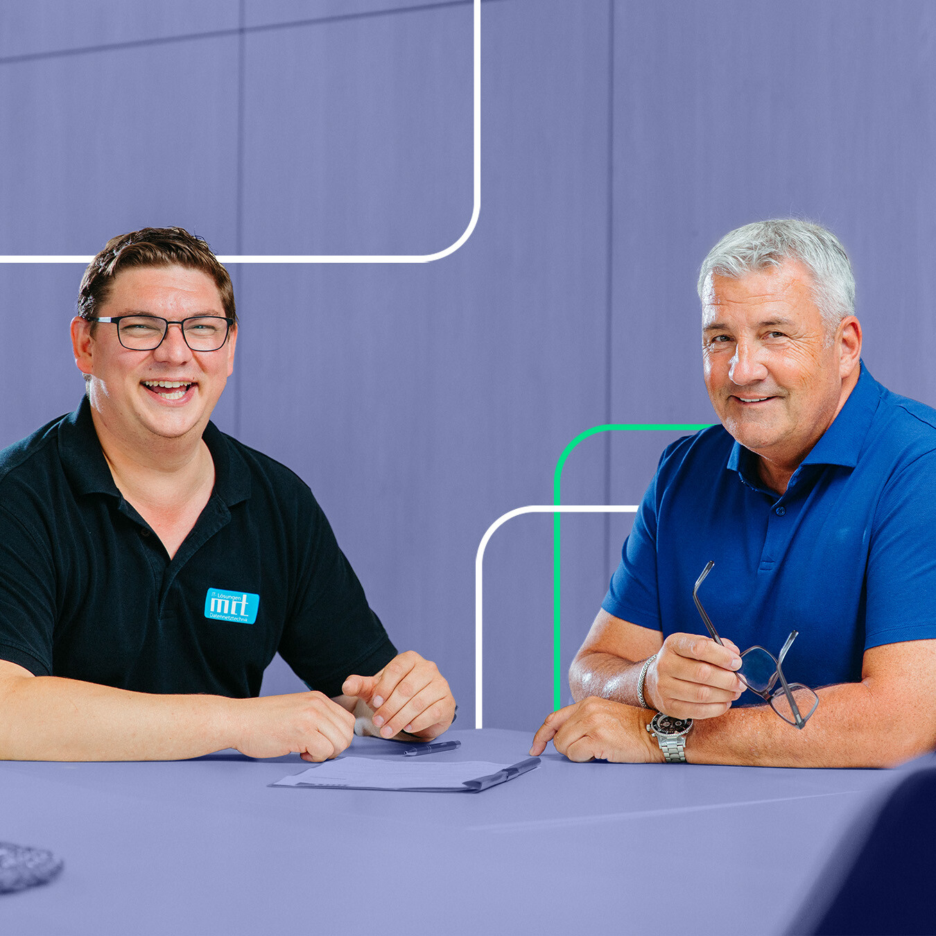 IT-Beratungsgespräch mit Kunden im Unternehmen